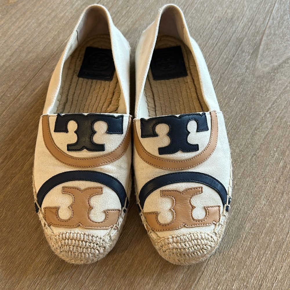 Tory Burch Poppy Espadrille Canvas / Leather